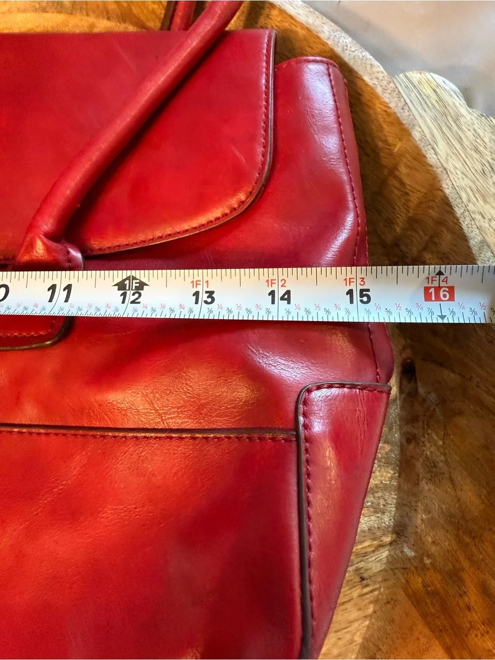Liz Claiborne Red Y2K Oversized Satchel Shoulder Bag Purse